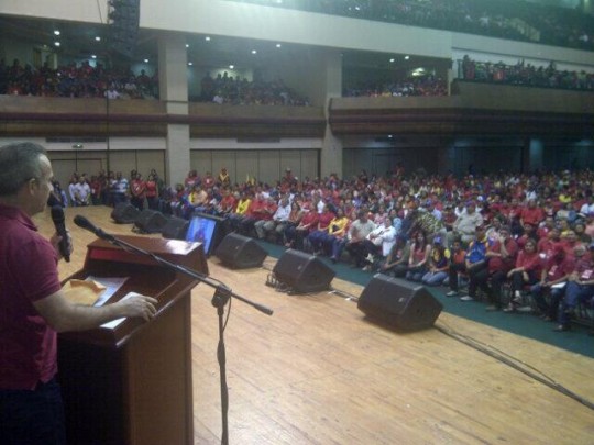@FreddyBernal - En el 3re Congreso del PSUV,celebrado en el Zulia reafirmando el Legado del Comandante Chavez ante el Poder Popular.